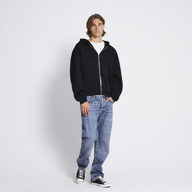 Zip hoodie "Above" Black